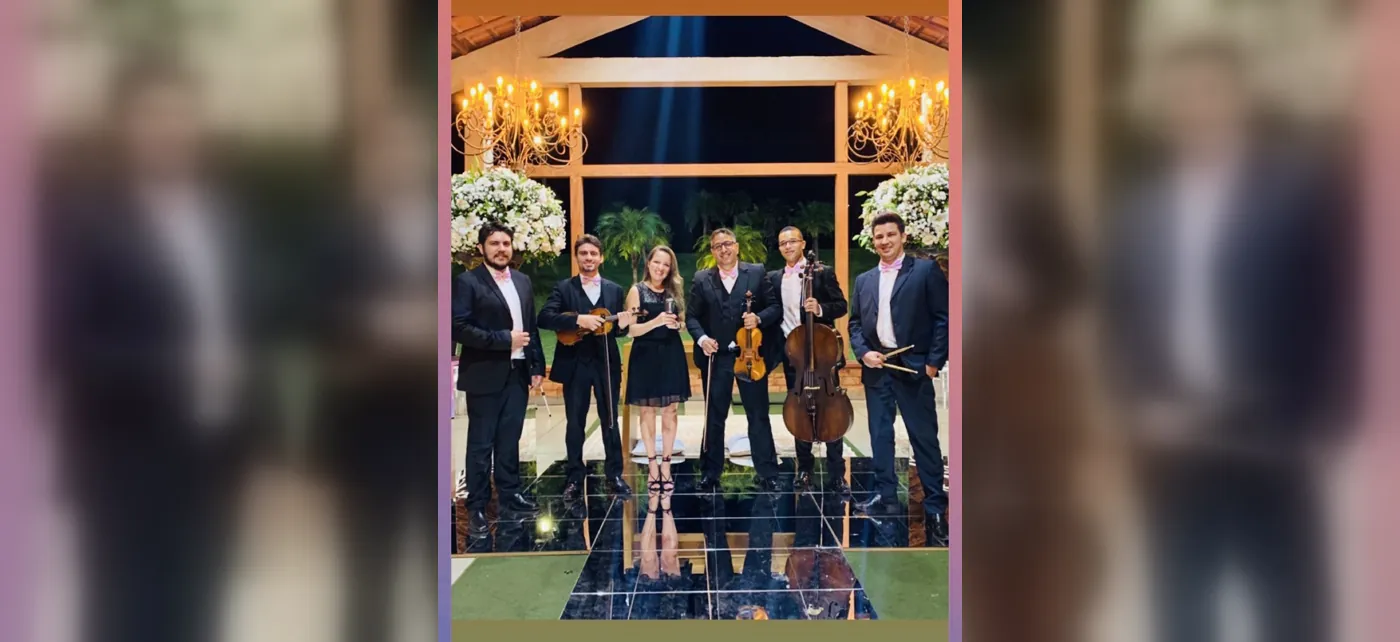 Orquestra Sublime reunida em evento